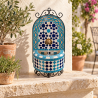 Mini Fontaine Zellige - I - 40x23cm - Pompe + Crachoir -