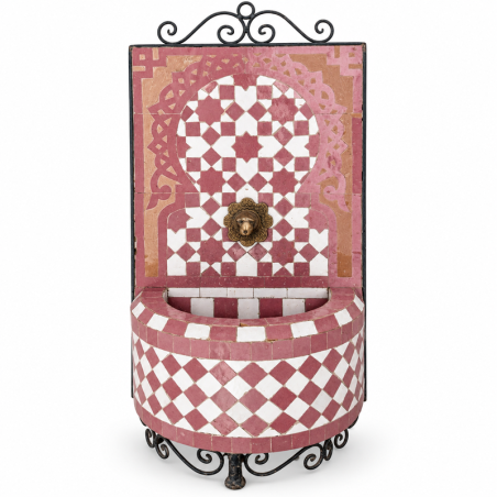Mini Fontaine Zellige - III - 40x23cm - Pompe + Crachoir -