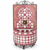 Mini Fontaine Zellige - III - 40x23cm - Pompe + Crachoir -