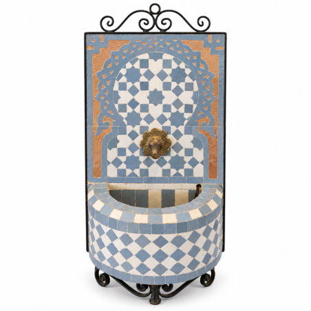 Mini Fontaine Zellige - IV - 40x23cm - Pompe + Crachoir -