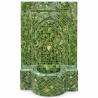 Fontaine Zellige - Aladin - Vert Tamegroute - 100x60cm - Pompe & Crachoir Laiton -
