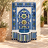 Fontaine Zellige - Fèsi - Beige / Bleue / Verte - 100x60cm - Pompe & Crachoir Laiton -