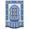 Fontaine Zellige - Fèsi - Beige / Bleue / Verte - 120x80cm - Pompe & Crachoir Laiton -