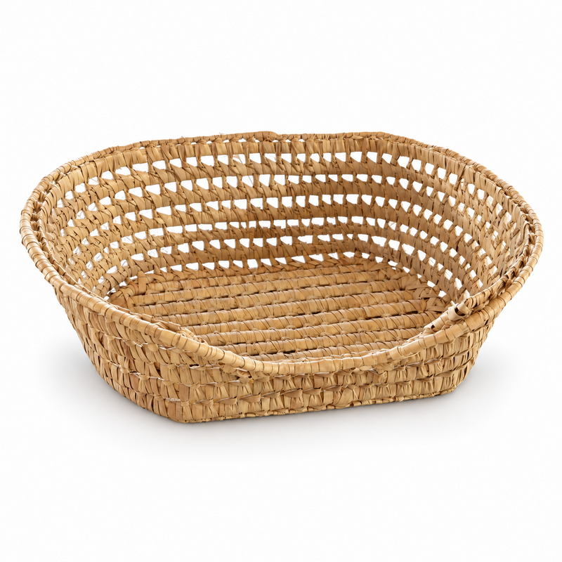 Panier artisanal - Doum - ≈50x35x15cm - Oasis - S -