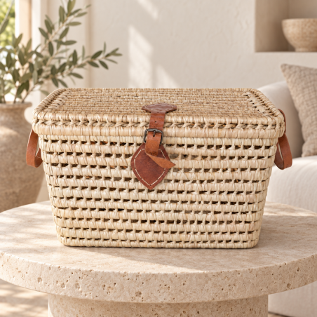 Coffre de rangement - Doum - ≈45x30x30cm - Léa - S -