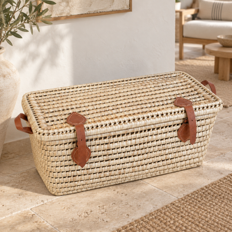 Coffre de rangement - Doum - ≈80x35x35cm - Léa - L -