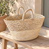 Panier artisanal - Osier - ≈50x25x30cm - Jane -