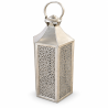 Lanterne Artisanale en Maillechort - Fèsi - ≈ 22x22cm - Hauteur 50cm -