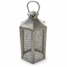 Lanterne Artisanale en Maillechort - Fèsi - ≈ 20x20cm - Hauteur 40cm -