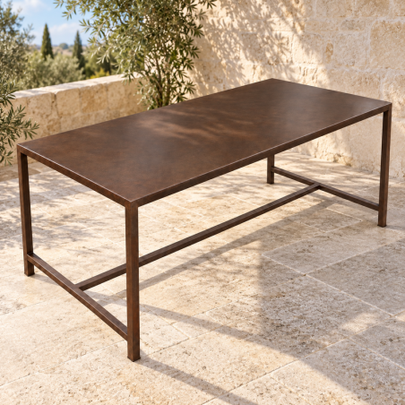 Table - Métal - H - Rectangle - Plusieurs Dimensions -