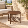 Table Basse - Métal - Repose livre - ⌀ 50cm - Hauteur 45cm -