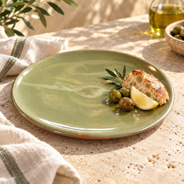 Assiette Artisanale - Emaillé - ø25cm - XXVI -