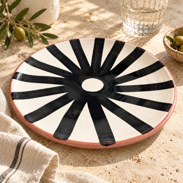 Assiette Artisanale - Emaillé - ø25cm - XXVII -