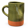 Pichet en terre cuite - ≈ d11x16cm - Vert -