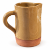 Pichet en terre cuite - ≈ d11x16cm - Taupe -