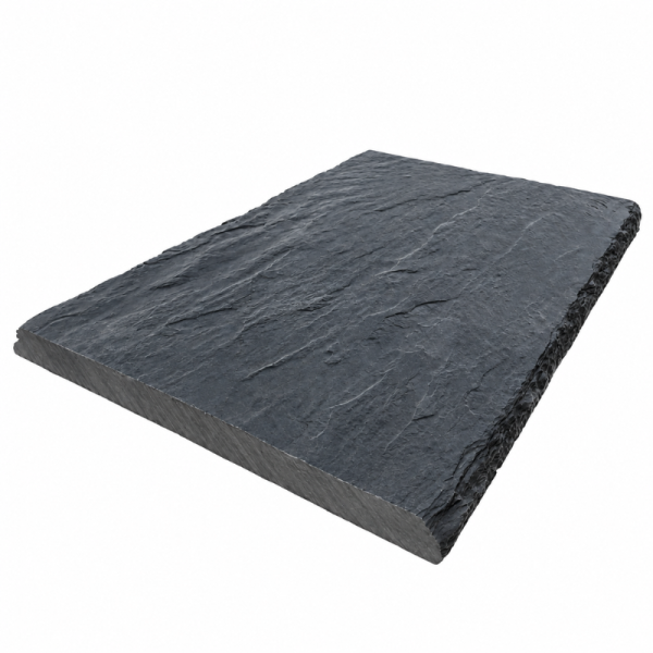 Couvertine en Ardoise Noire - 50 x 30 cm - Épaisseur 2 cm - Non Calibrée -