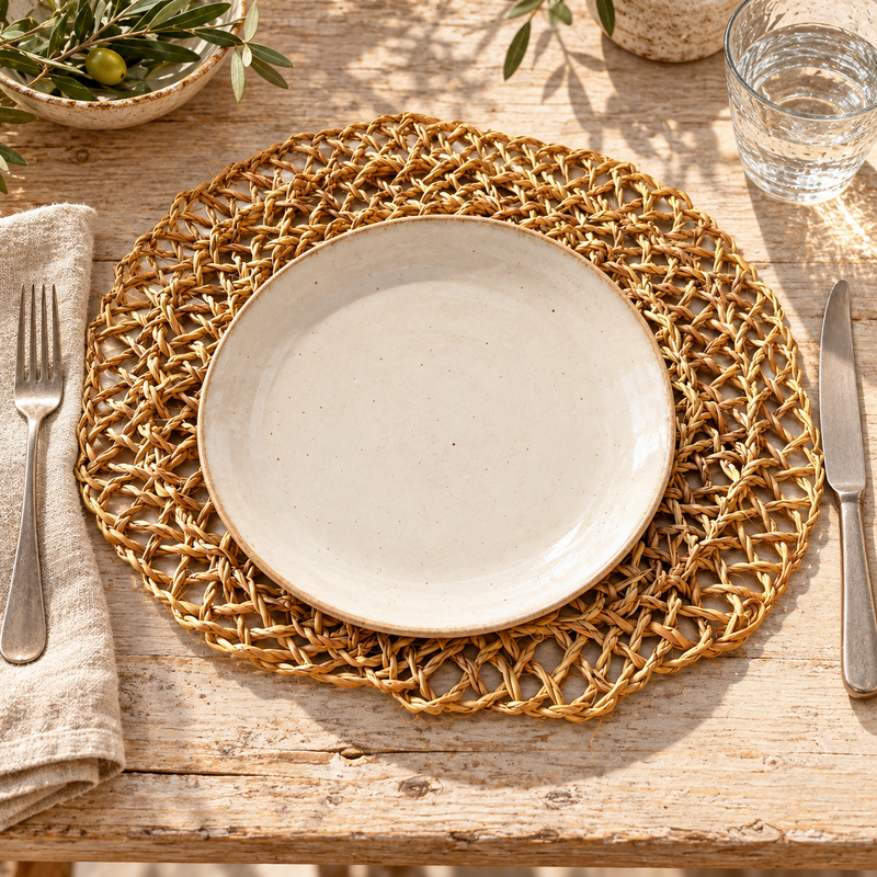 Sets Artisanaux - Osier - ≈40cm - Tressé -
