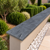 Dessus de Mur en Ardoise Naturelle Calibrée - 100 x 30 cm - Épaisseur 3 cm -