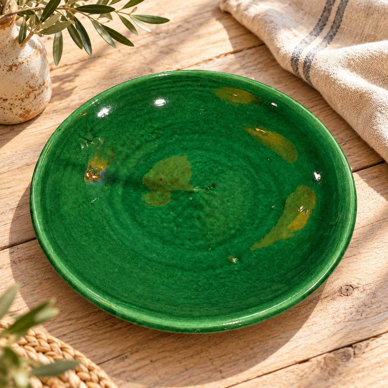 Assiette Artisanale - Emaillé - ø25cm - III -