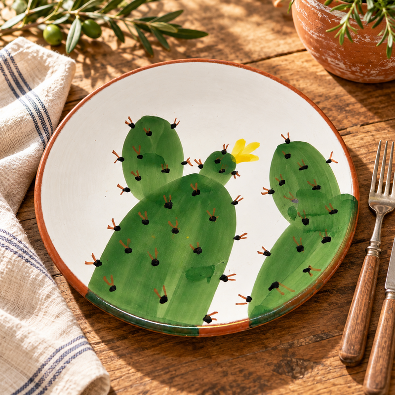 Assiette Artisanale - Emaillé - ø25cm - IX -