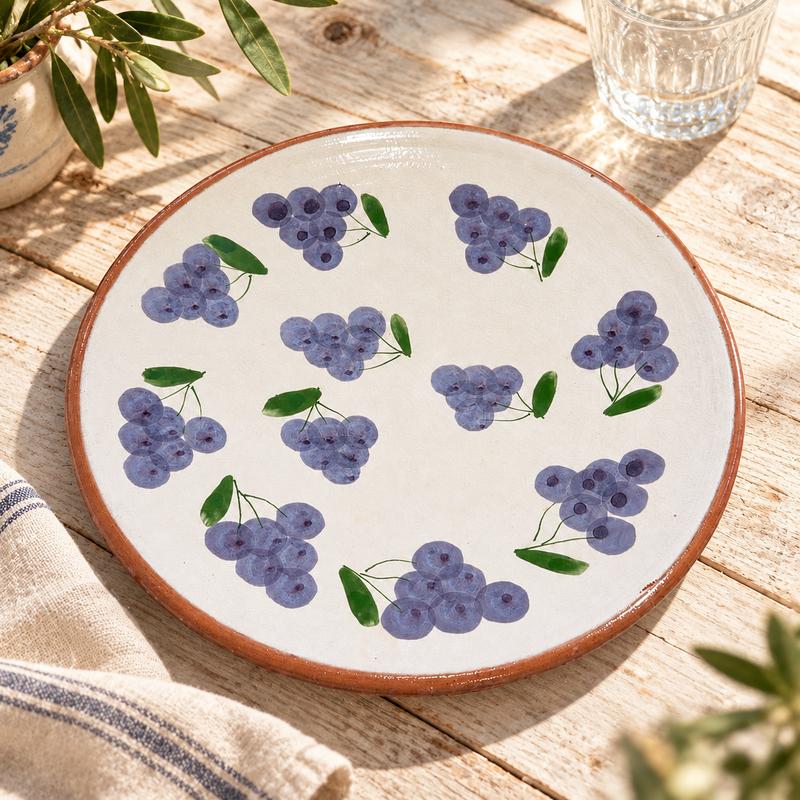 Assiette Artisanale - Emaillé - ø25cm - XIX -