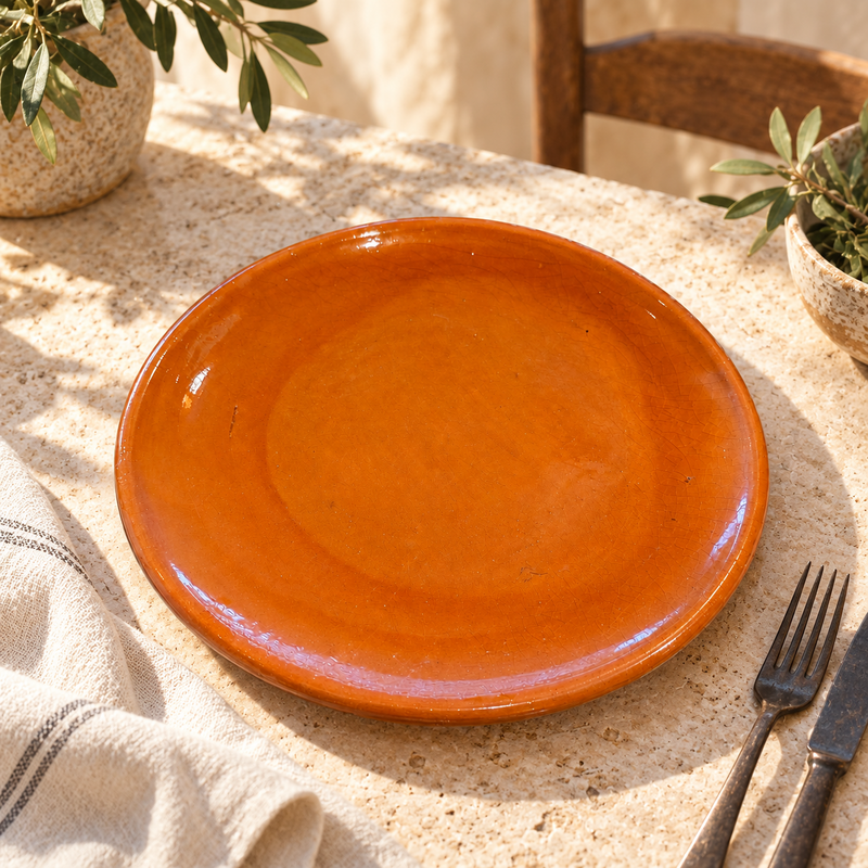 Assiette Artisanale - Emaillé - ø25cm - XXIII -