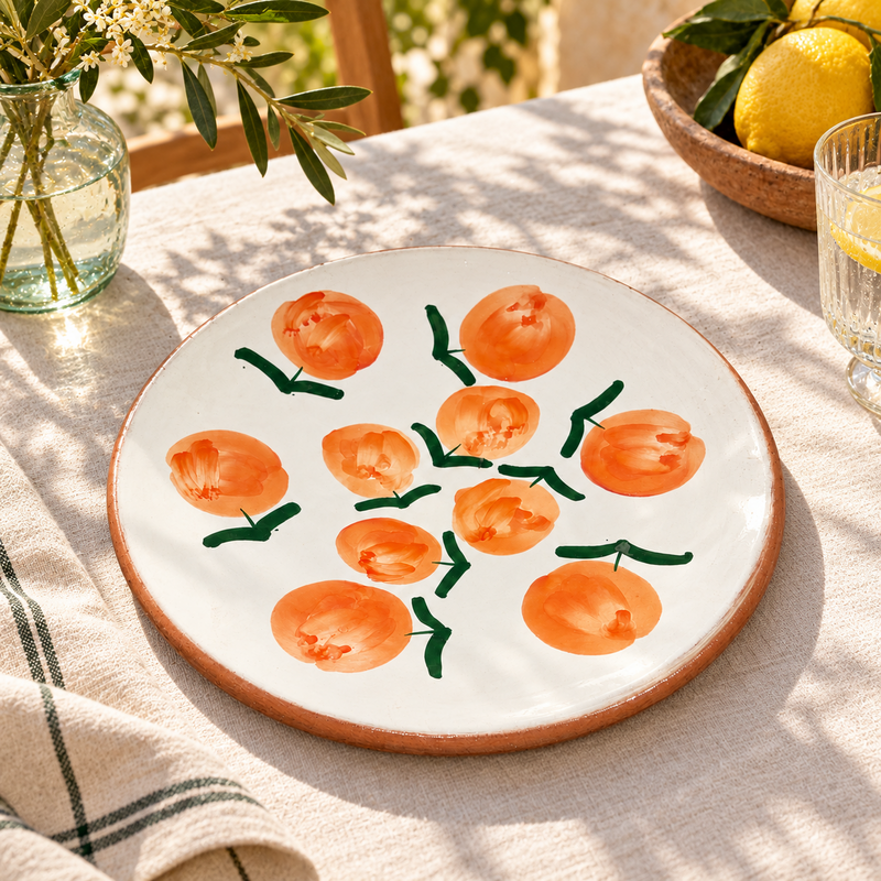 Assiette Artisanale - Emaillé - ø25cm - XXIV -