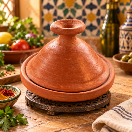 Tajine Artisanal - ≈ Ø20x15cm - Beldi -