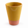 Mug Artisanal - Emaillé - ≈ Ø6/9x11cm -Vert Olive -