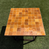 Table Basse - Zellige - Carré - Miel - 50x50cm - Hauteur 43cm -