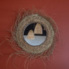 Miroir Artisanal - Halfa - Soleil - Miroir Artisanal - Halfa - Soleil -