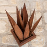 Sculpture Metal - Aloe Vera - ≈35xH50cm -