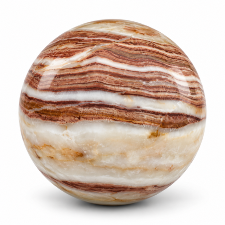 Boule Massive - Marbre Onyx - ≈d20cm -