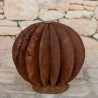 Sculpture Métal - Cactus Boule - ≈d30cm -