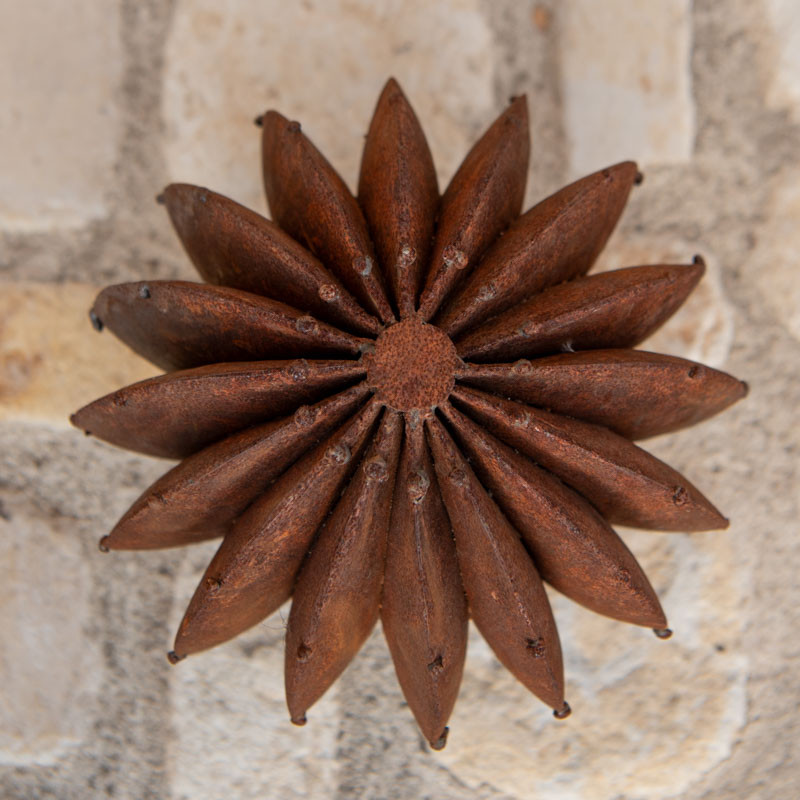 Sculpture Métal - Cactus Boule - ≈d30cm -