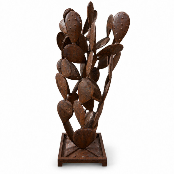 Sculpture Métal - Figuier de Barbarie - ≈40x40xH120cm -