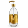 Distributeur Savon - Laiton - ≈d7xH20cm - Martelé -