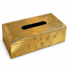 Cache Mouchoir - Laiton - 24x13x8cm - Martelé II -