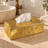 Cache Mouchoir - Laiton - 24x13x8cm - Martelé II -