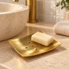 Porte Savon - Laiton - ≈10,5x7,5cm - Coulé - Lisse -