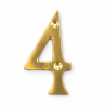 Numéro - Laiton - ≈4x7cm - 4 -