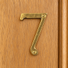 Numéro - Laiton - ≈4x7cm - 7 -