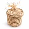 Boite Raphia - ≈d10x10cm -