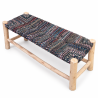 Banc - Bohème - Coloré - 100x40x40cm -