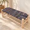 Banc - Bohème - Coloré - 100x40x40cm -
