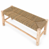 Banc - Bohème - Naturel - 100x40x45cm -