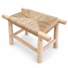 Banc - Bohème II - Naturel - 70x40x50cm -