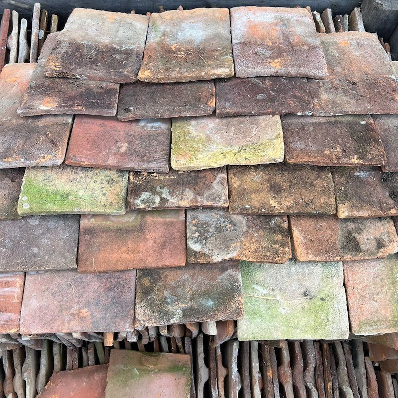 Tuile Ancienne de Pigeonnier Plate -