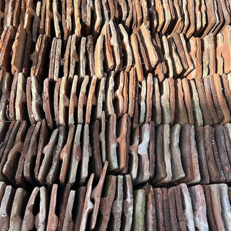 Tuile Ancienne de Pigeonnier Plate -