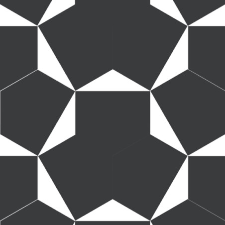Carreaux de Ciment Hexagonal - H10 -